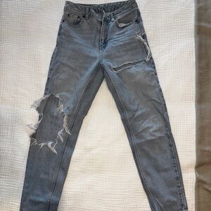 Distressed Blue Women's Jeans